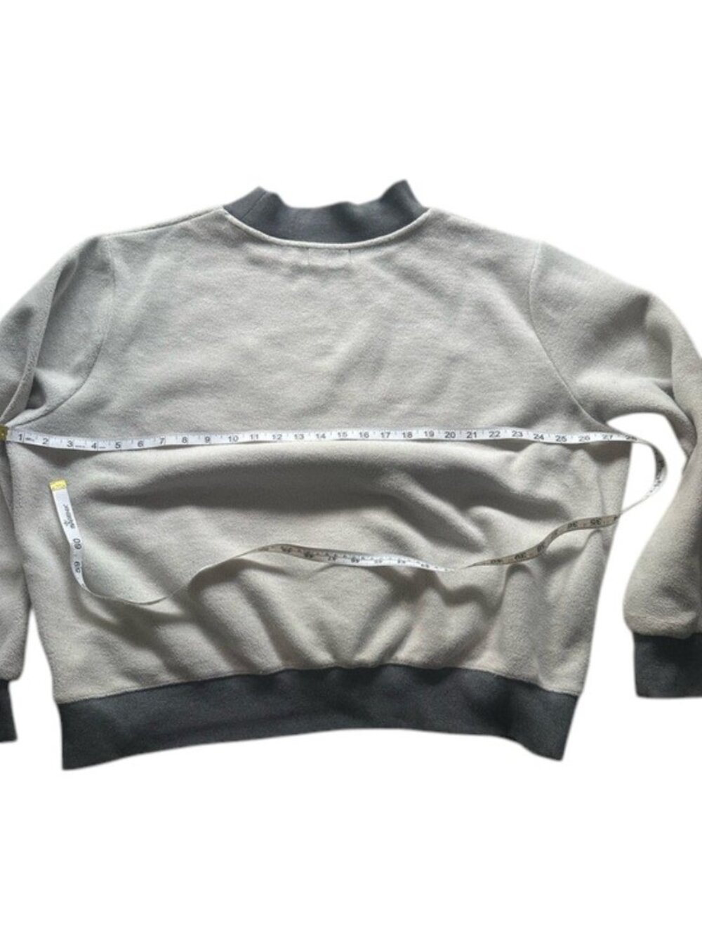 PARKE Inside Out White & Gray Mockneck Fleece L/XL - Picture 7 of 7